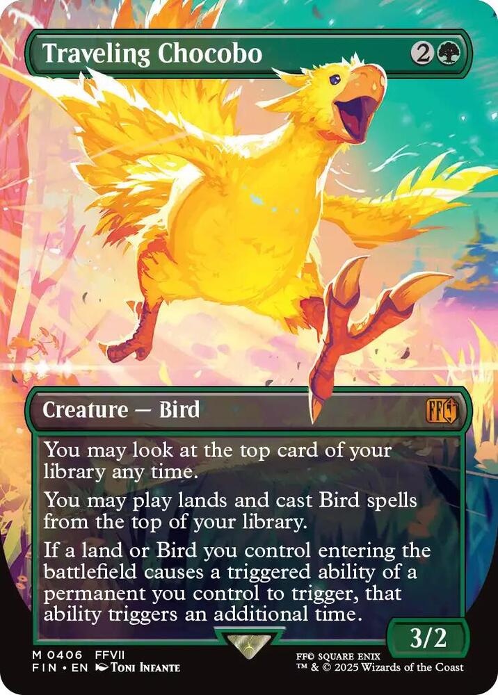 Traveling Chocobo (Borderless) [FINAL FANTASY]