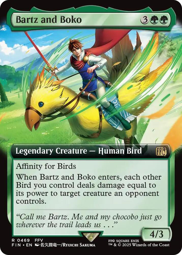 Bartz and Boko (Extended Art) [FINAL FANTASY]