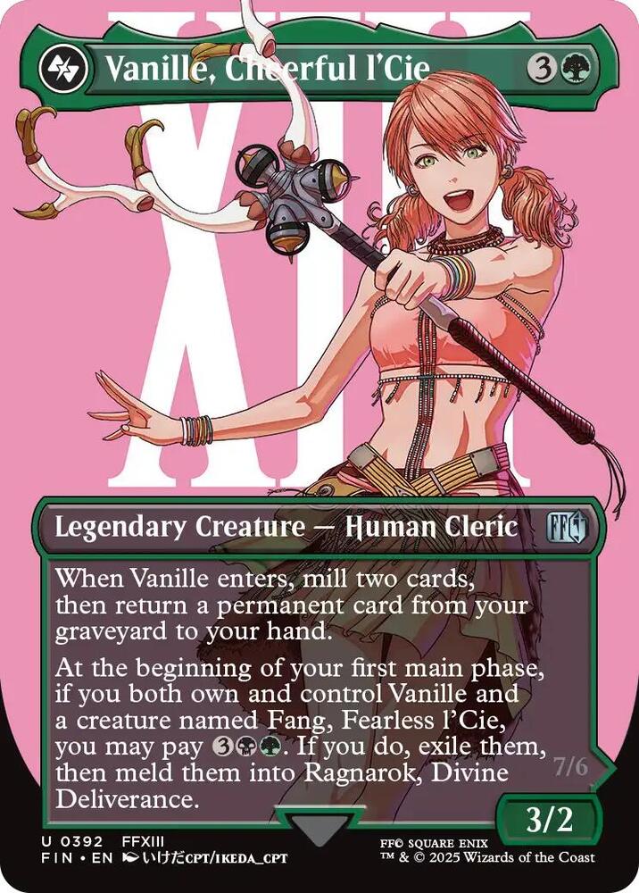 Vanille, Cheerful l'Cie // Ragnarok, Divine Deliverance (Borderless) [FINAL FANTASY]