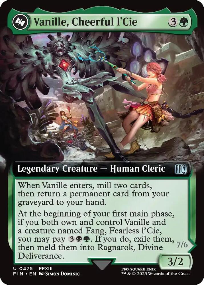 Vanille, Cheerful l'Cie // Ragnarok, Divine Deliverance (Extended Art) [FINAL FANTASY]