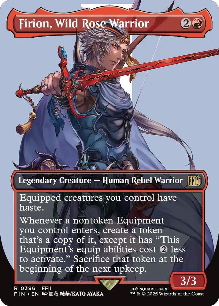Firion, Wild Rose Warrior (Borderless) [FINAL FANTASY]