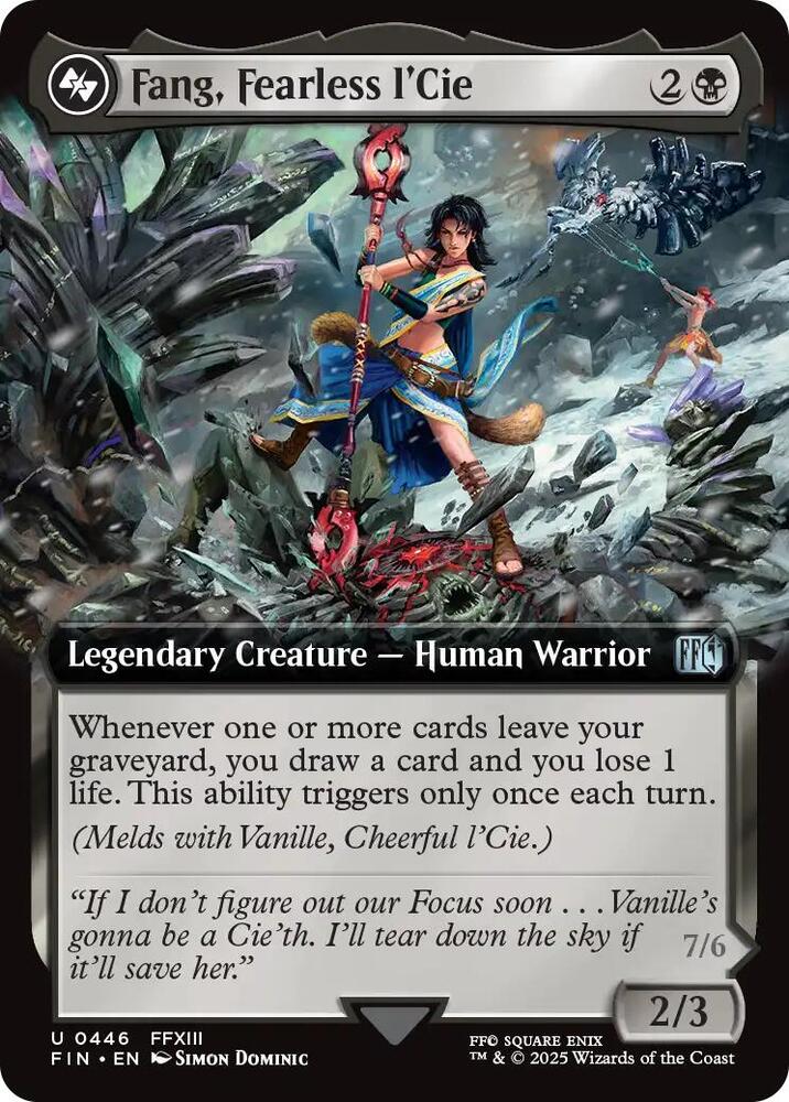 Fang, Fearless l'Cie (Extended Art) [FINAL FANTASY]