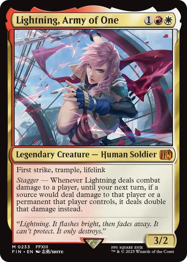 Lightning, Army of One [FINAL FANTASY]