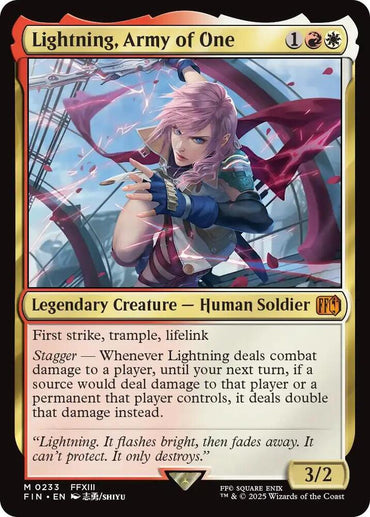 Lightning, Army of One [FINAL FANTASY]