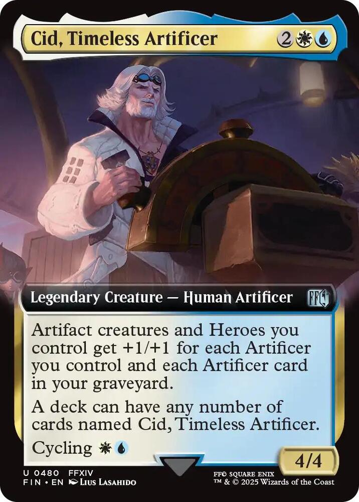Cid, Timeless Artificer (Extended Art) [FINAL FANTASY]