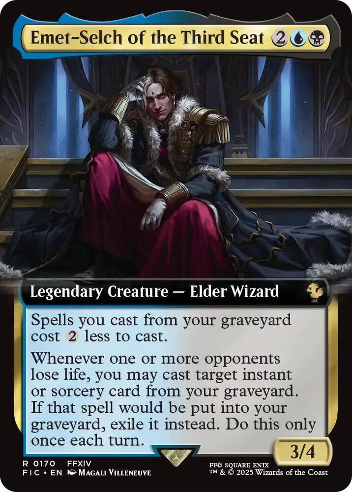 Emet-Selch of the Third Seat (Extended Art) [FINAL FANTASY Commander]