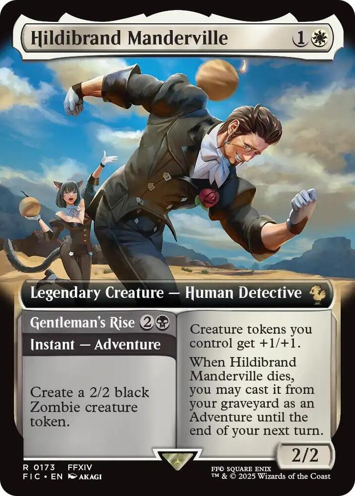 Hildibrand Manderville // Gentleman's Rise (Extended Art) [FINAL FANTASY Commander]