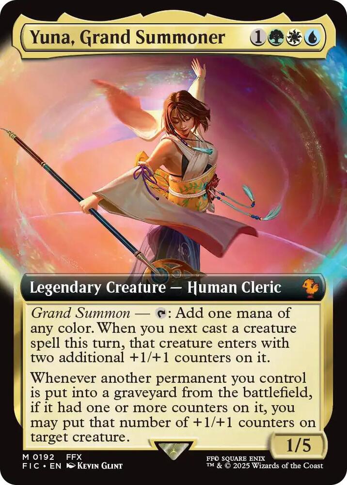 Yuna, Grand Summoner (Extended Art) [FINAL FANTASY Commander]