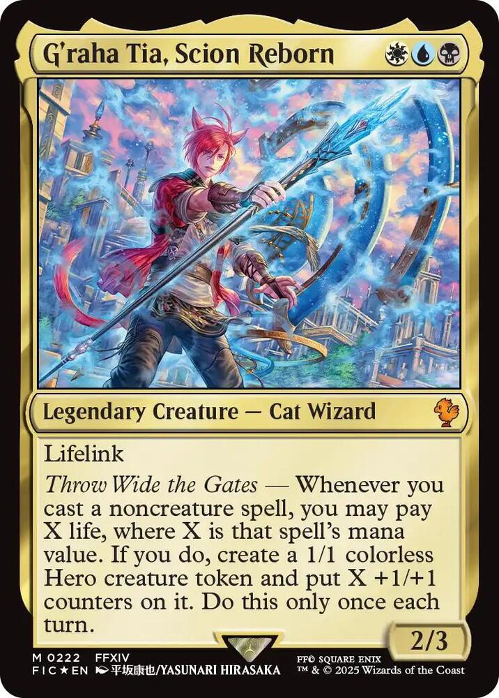 G'raha Tia, Scion Reborn (Surge Foil) [FINAL FANTASY Commander]