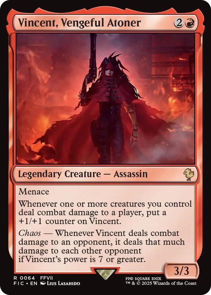Vincent, Vengeful Atoner [FINAL FANTASY Commander]