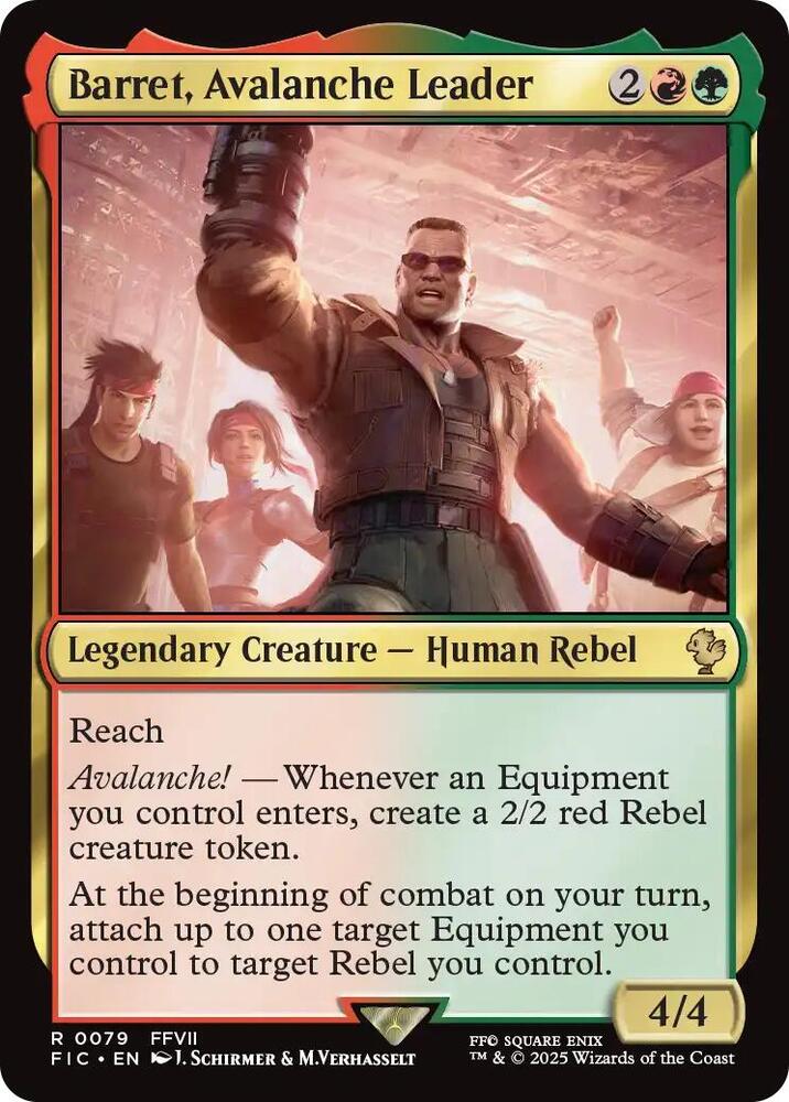 Barret, Avalanche Leader [FINAL FANTASY Commander]