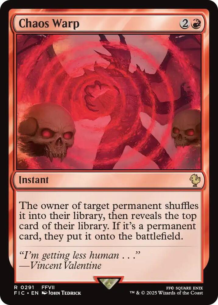 Chaos Warp [FINAL FANTASY Commander]