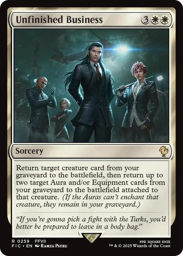 Unfinished Business [FINAL FANTASY Commander]