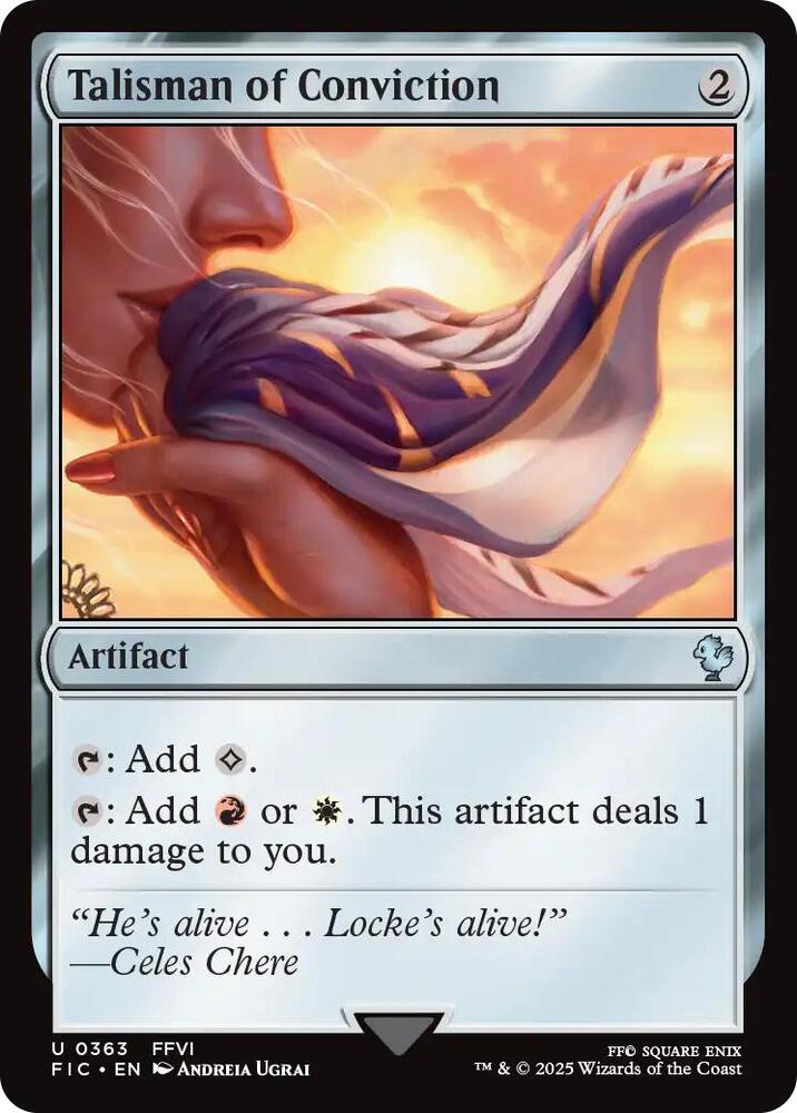 Talisman of Conviction [FINAL FANTASY Commander]