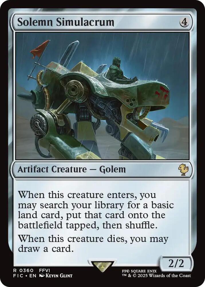 Solemn Simulacrum [FINAL FANTASY Commander]