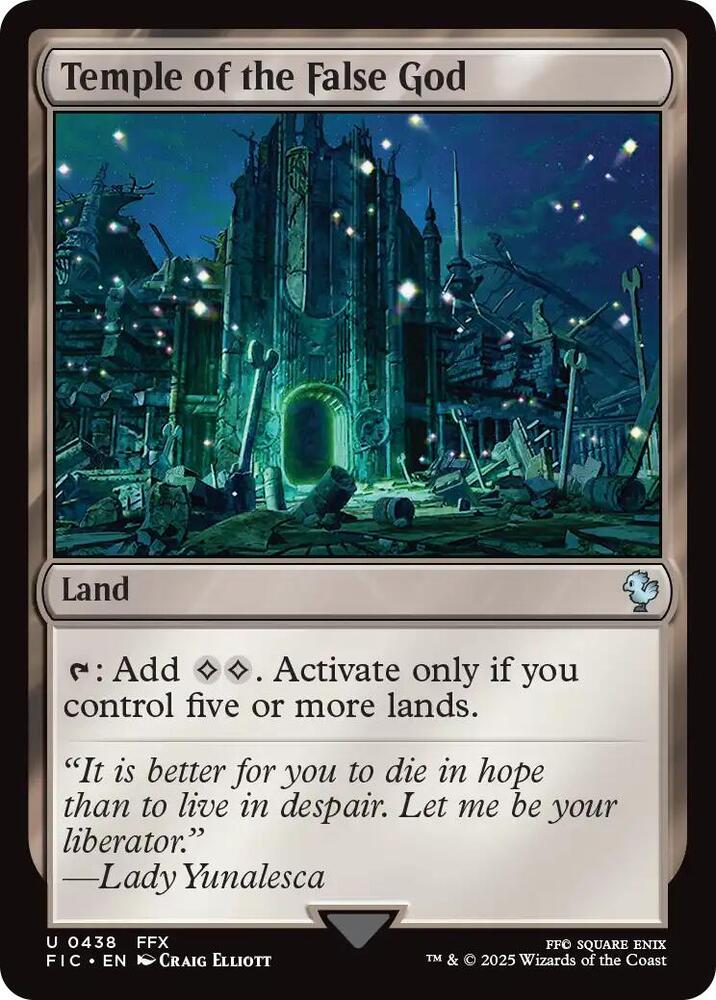 Temple of the False God [FINAL FANTASY Commander]