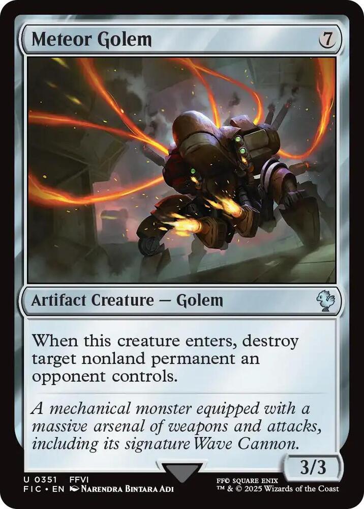 Meteor Golem [FINAL FANTASY Commander]