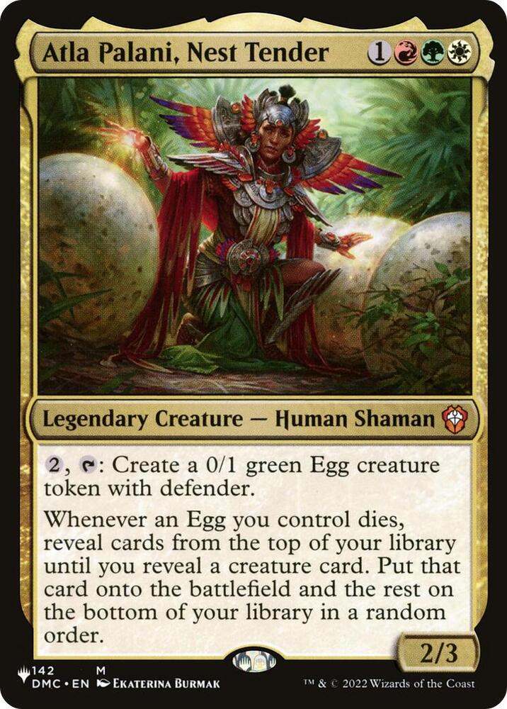 Atla Palani, Nest Tender (DMC) [The List]
