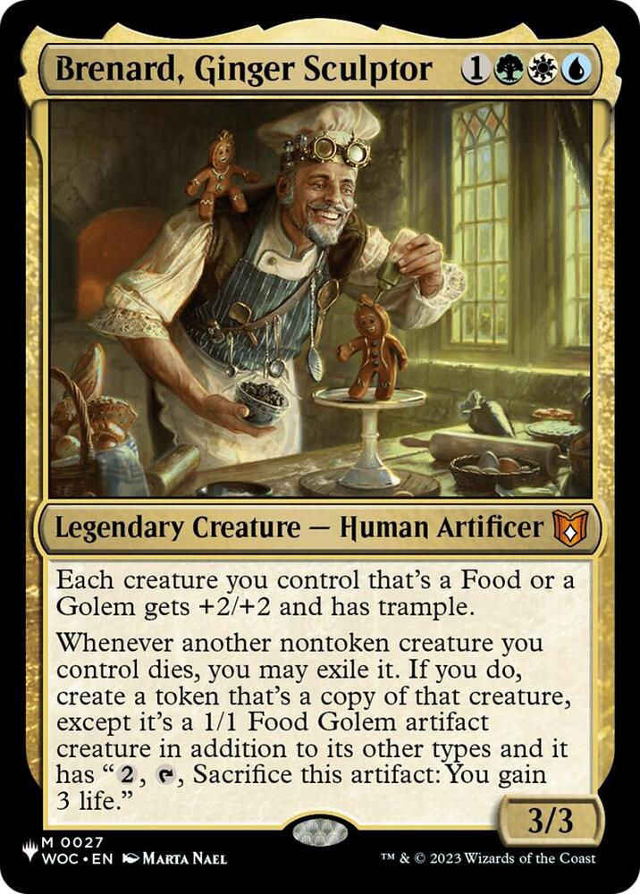 Brenard, Ginger Sculptor (WOC) [The List]