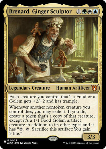 Brenard, Ginger Sculptor (WOC) [The List]