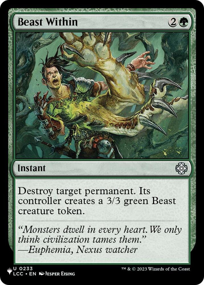 Beast Within (LCC) [The List]