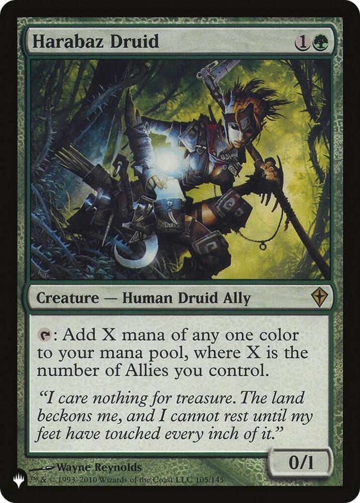 Harabaz Druid (WWK) [The List]