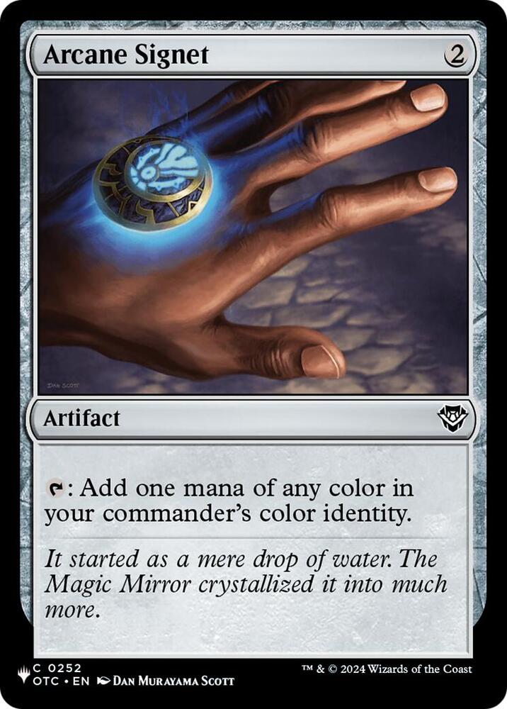 Arcane Signet (OTC) [The List]