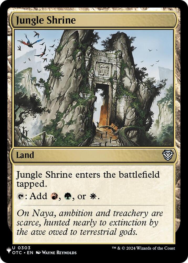 Jungle Shrine (OTC) [The List]