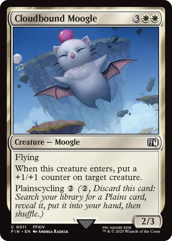 Cloudbound Moogle [FINAL FANTASY]