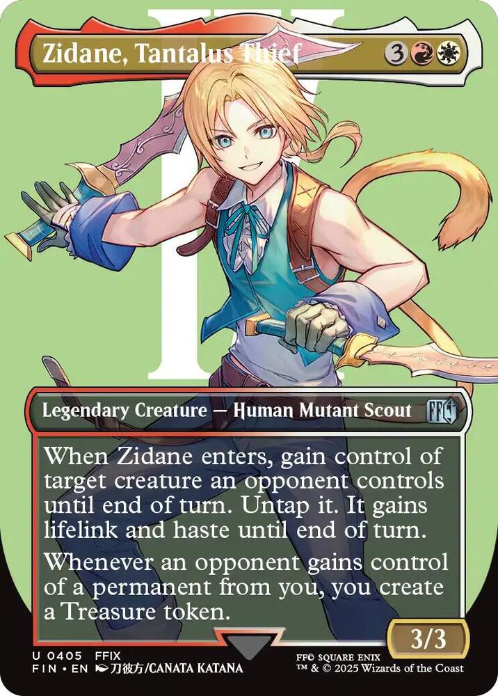 Zidane, Tantalus Thief (Borderless) [FINAL FANTASY]