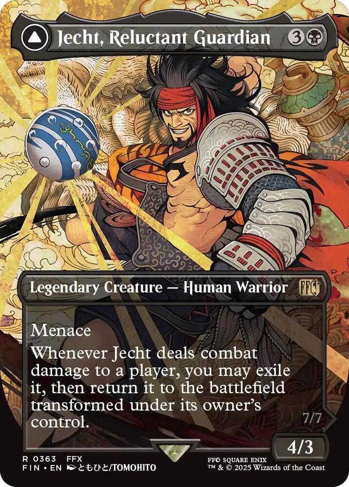 Jecht, Reluctant Guardian // Braska's Final Aeon (Borderless) [FINAL FANTASY]