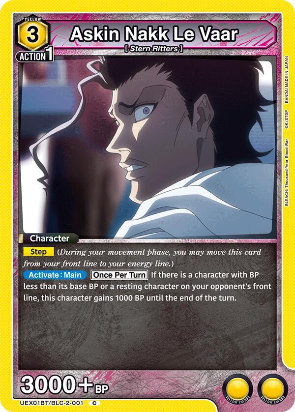 Askin Nakk Le Vaar (UEX01BT/BLC-2-001) [UEX01BT: BLEACH: Thousand-Year Blood War Vol.2]