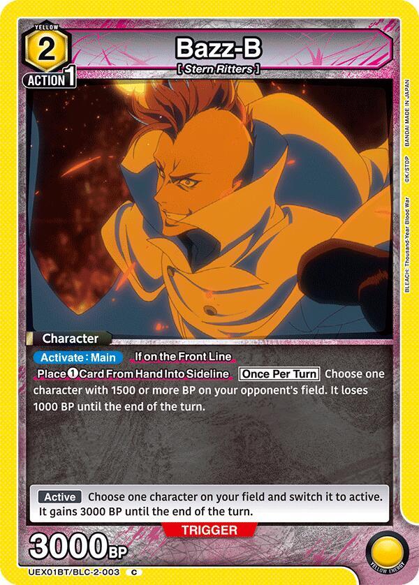Bazz-B (UEX01BT/BLC-2-003) [UEX01BT: BLEACH: Thousand-Year Blood War Vol.2]