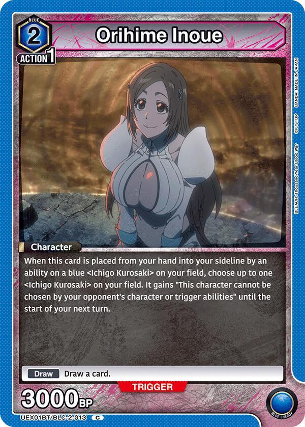 Orihime Inoue (013) (UEX01BT/BLC-2-013) [UEX01BT: BLEACH: Thousand-Year Blood War Vol.2]