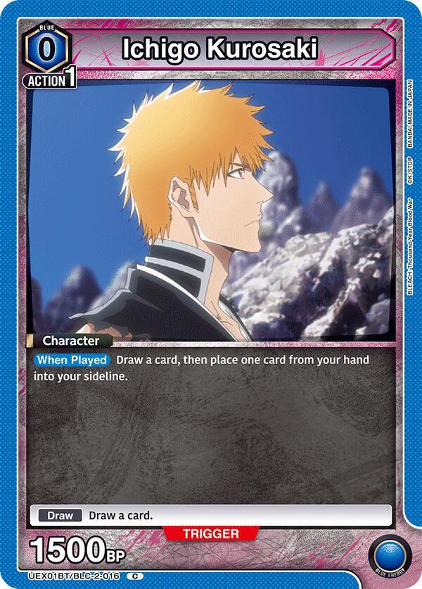 Ichigo Kurosaki (016) (UEX01BT/BLC-2-016) [UEX01BT: BLEACH: Thousand-Year Blood War Vol.2]