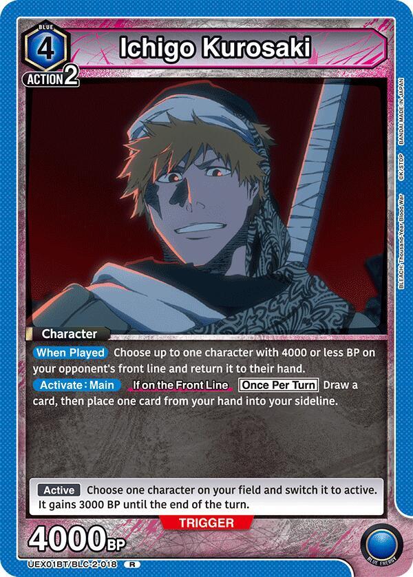 Ichigo Kurosaki (018) (UEX01BT/BLC-2-018) [UEX01BT: BLEACH: Thousand-Year Blood War Vol.2]