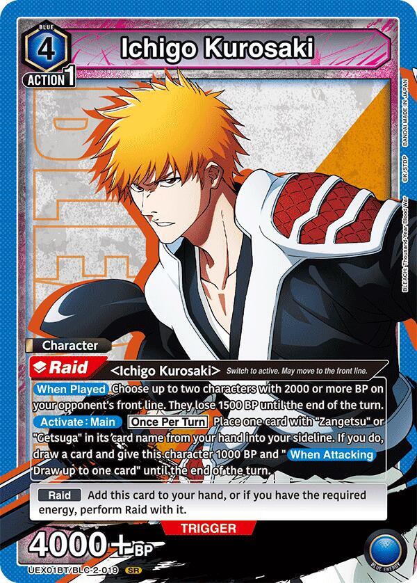 Ichigo Kurosaki (019) (UEX01BT/BLC-2-019) [UEX01BT: BLEACH: Thousand-Year Blood War Vol.2]
