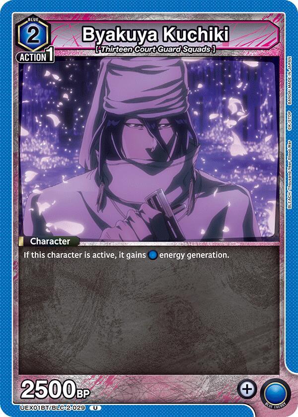 Byakuya Kuchiki (029) (UEX01BT/BLC-2-029) [UEX01BT: BLEACH: Thousand-Year Blood War Vol.2]