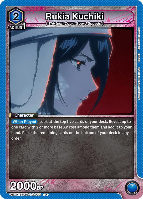 Rukia Kuchiki (032) (UEX01BT/BLC-2-032) [UEX01BT: BLEACH: Thousand-Year Blood War Vol.2]