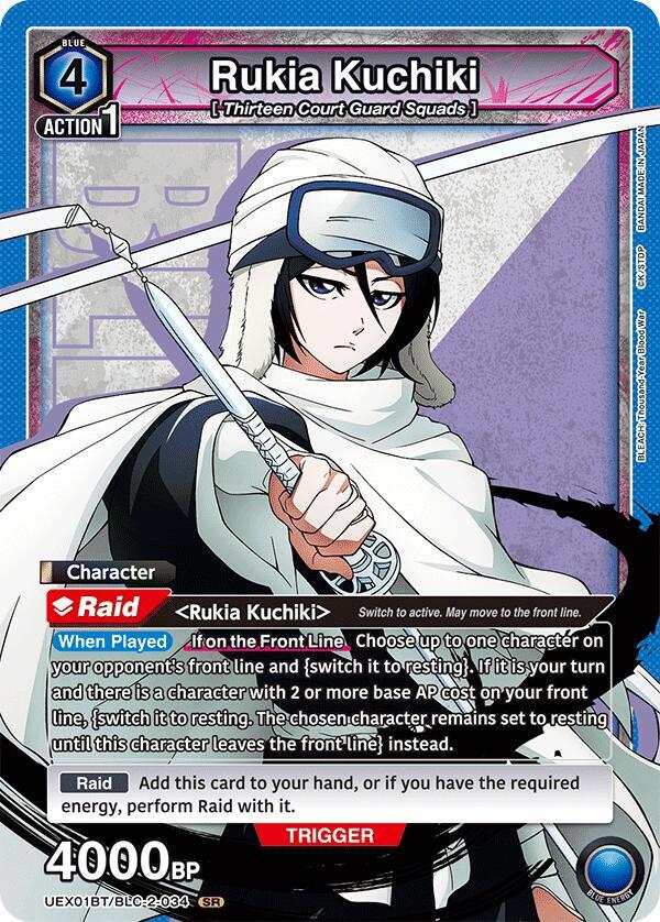 Rukia Kuchiki (034) (UEX01BT/BLC-2-034) [UEX01BT: BLEACH: Thousand-Year Blood War Vol.2]
