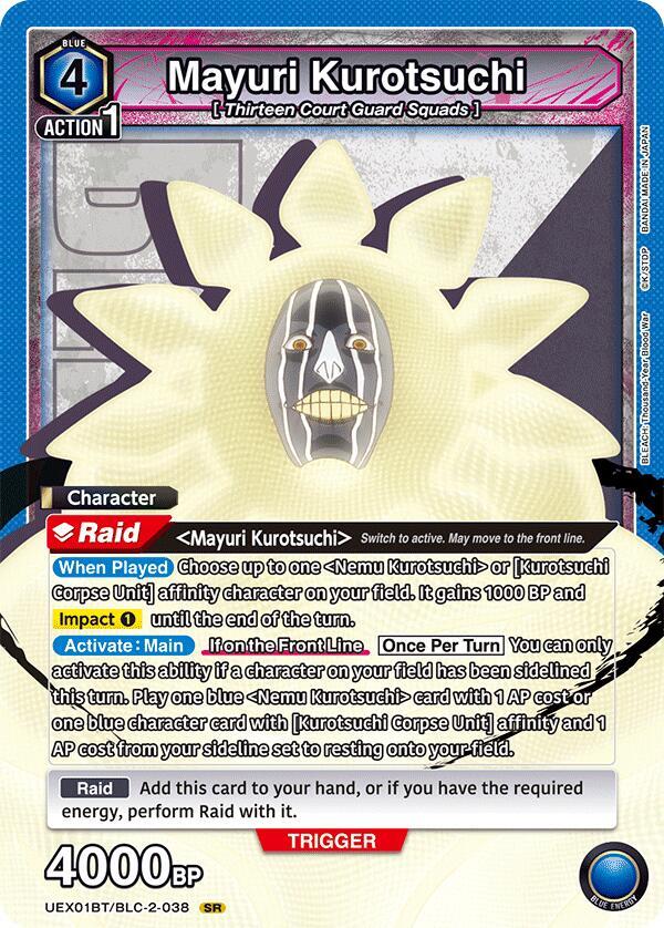Mayuri Kurotsuchi (038) (UEX01BT/BLC-2-038) [UEX01BT: BLEACH: Thousand-Year Blood War Vol.2]