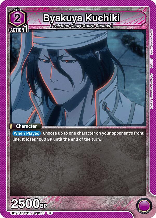 Byakuya Kuchiki (053) (UEX01BT/BLC-2-053) [UEX01BT: BLEACH: Thousand-Year Blood War Vol.2]