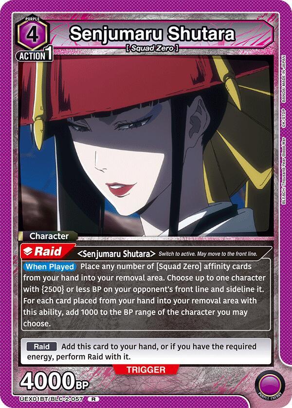Senjumaru Shutara (057) (UEX01BT/BLC-2-057) [UEX01BT: BLEACH: Thousand-Year Blood War Vol.2]