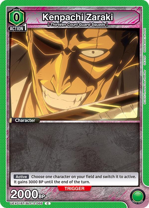 Kenpachi Zaraki (066) (UEX01BT/BLC-2-066) [UEX01BT: BLEACH: Thousand-Year Blood War Vol.2]