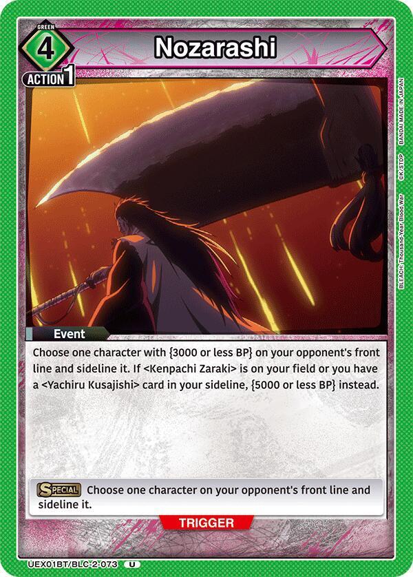 Nozarashi (UEX01BT/BLC-2-073) [UEX01BT: BLEACH: Thousand-Year Blood War Vol.2]