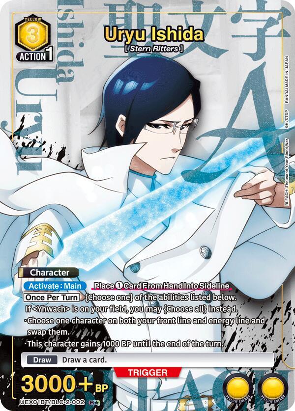 Uryu Ishida (R*) (UEX01BT/BLC-2-002) [UEX01BT: BLEACH: Thousand-Year Blood War Vol.2]