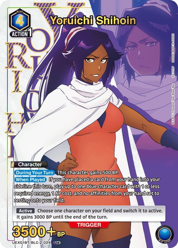 Yoruichi Shihoin (U*) (UEX01BT/BLC-2-024) [UEX01BT: BLEACH: Thousand-Year Blood War Vol.2]
