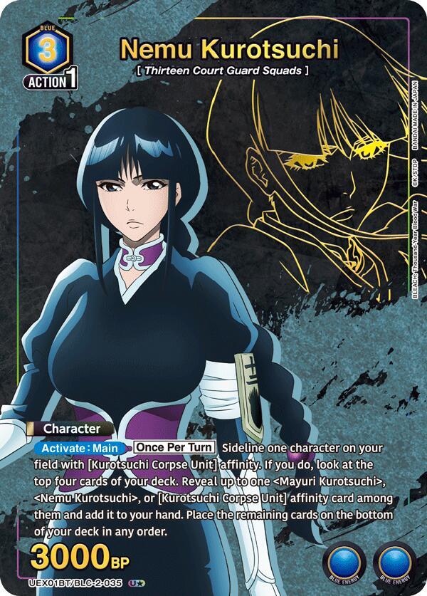 Nemu Kurotsuchi (U*) (UEX01BT/BLC-2-035) [UEX01BT: BLEACH: Thousand-Year Blood War Vol.2]
