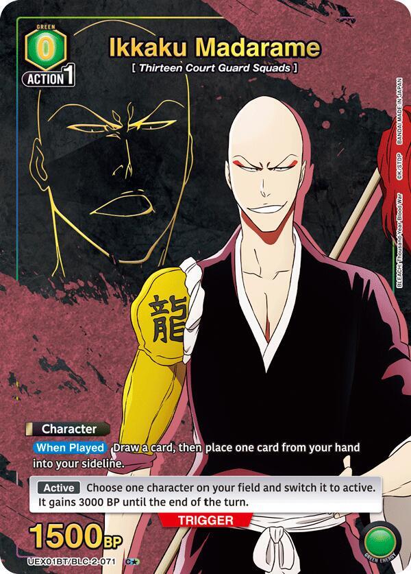 Ikkaku Madarame (C*) (UEX01BT/BLC-2-071) [UEX01BT: BLEACH: Thousand-Year Blood War Vol.2]