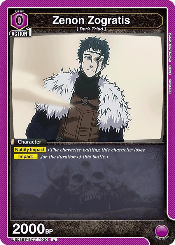 Zenon Zogratis (020) (UE08BT/BCV-1-020) [UE08BT: Black Clover]